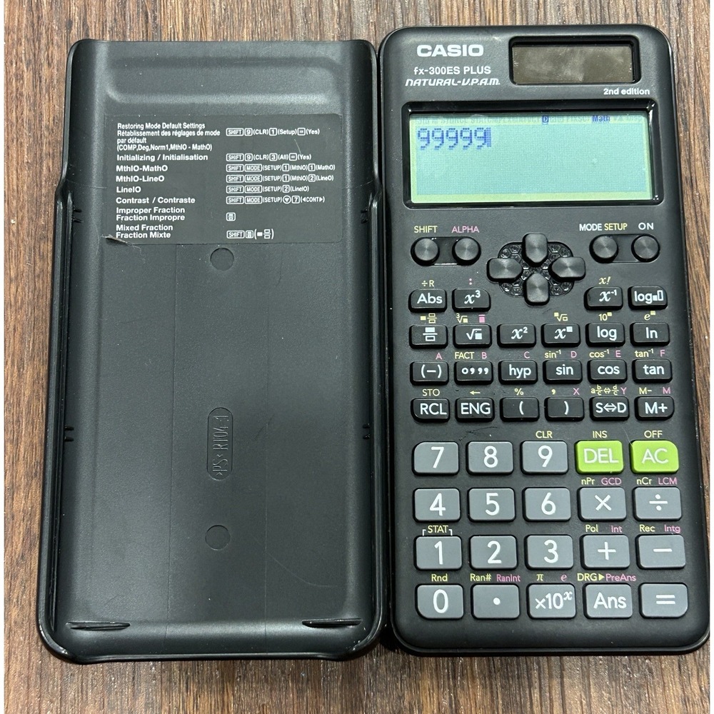 Casio fx-300ES Plus Natural‎ - V.P.A.M. Scientific Calculator 2nd Edition Tested